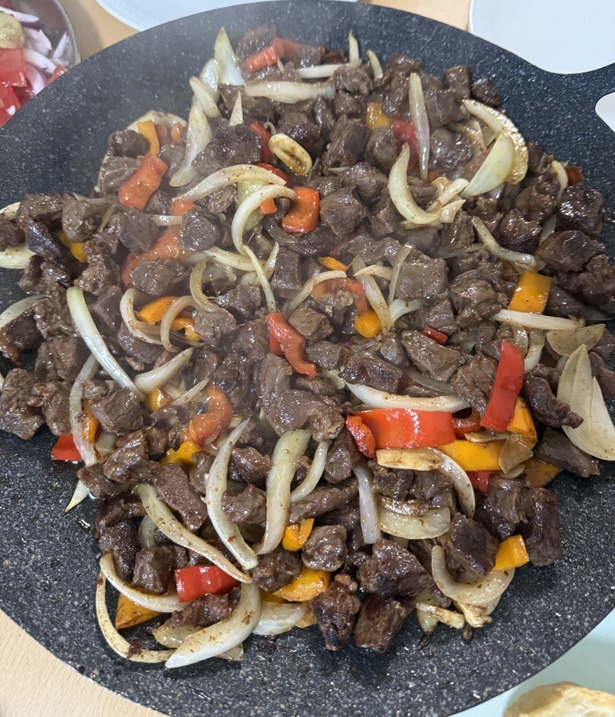 牛肉とピーマンの炒め物