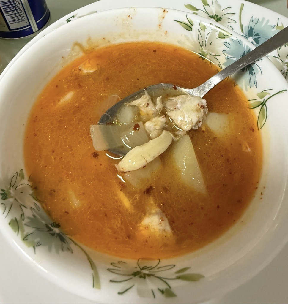 野菜入りスープ